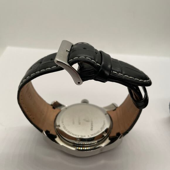 Swiss Legend Traveler Mens Yellow Face Watch w/Box - Picture 7 of 9